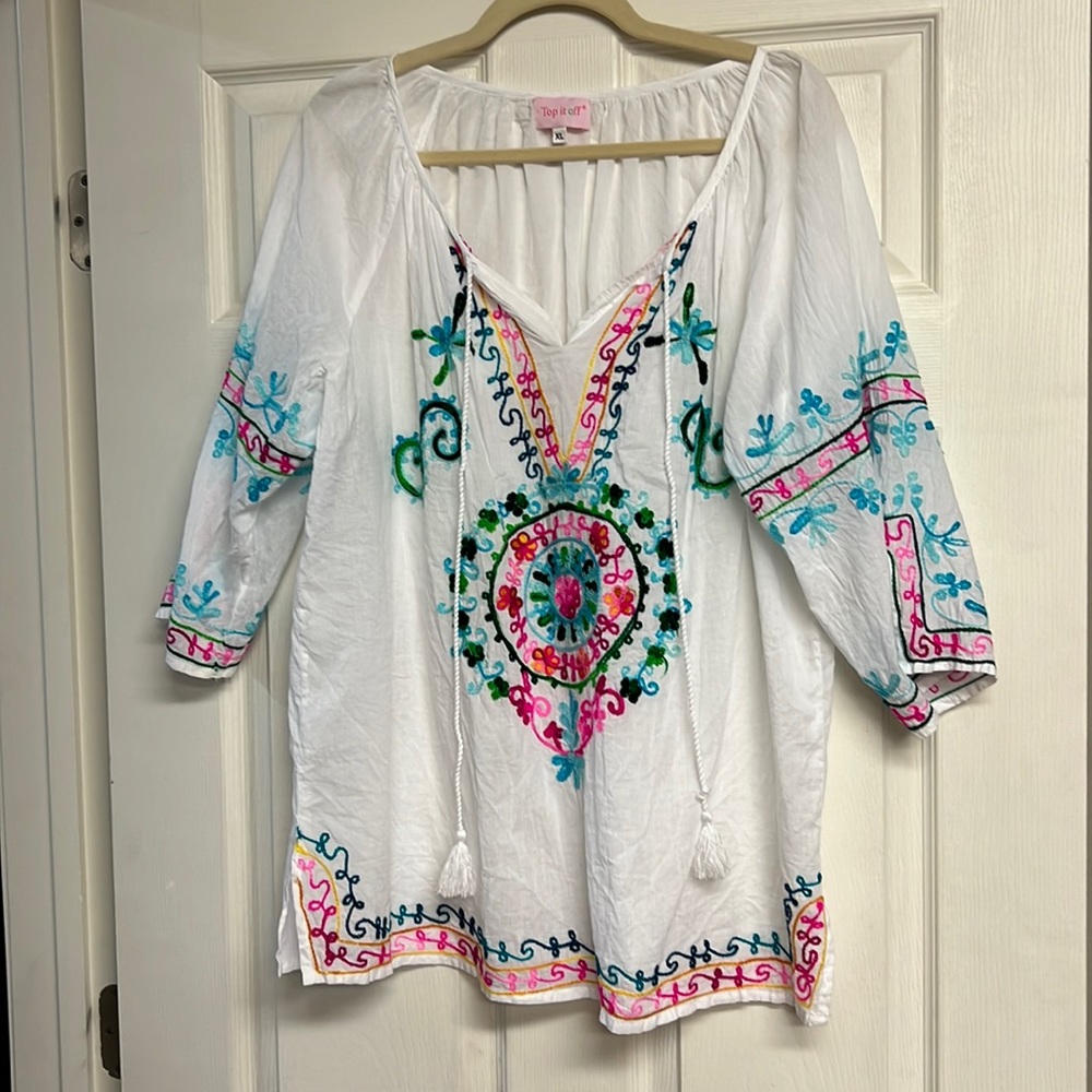Top or swim cover up
